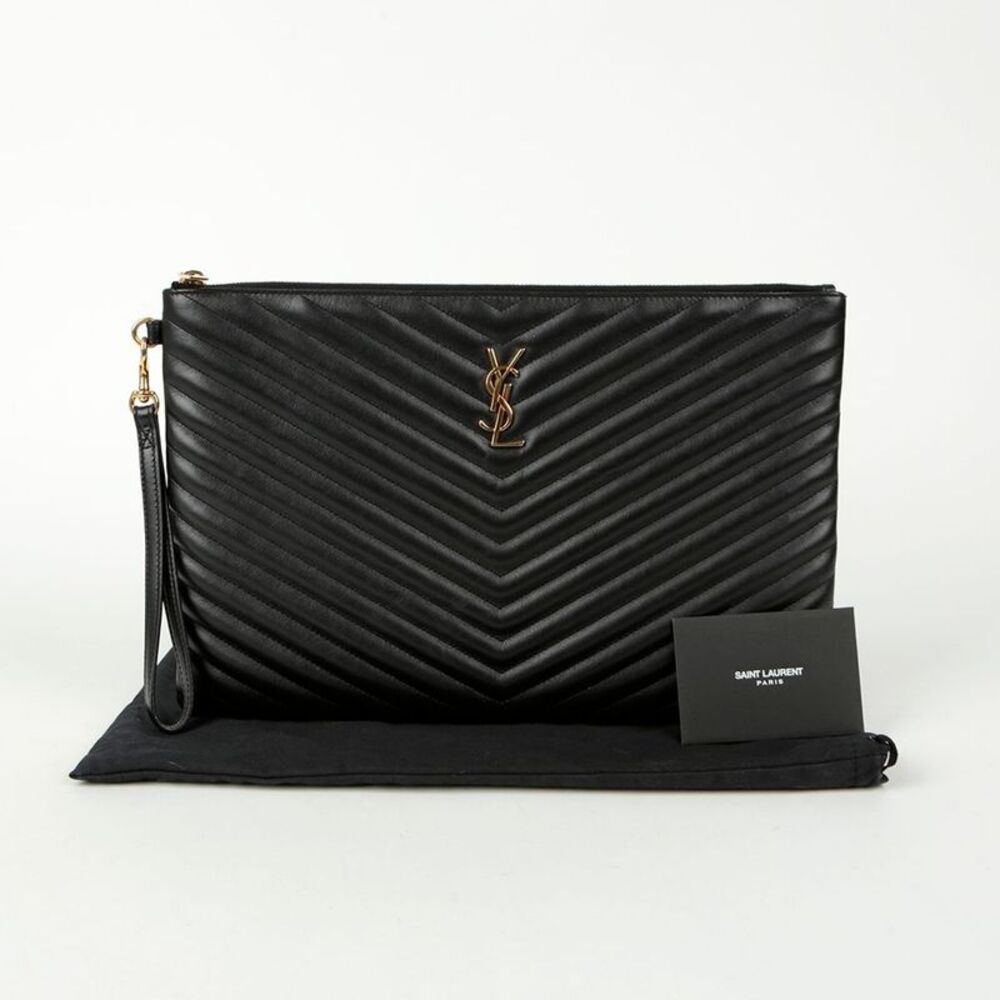 Monogram Document Holder Clutch - image 1